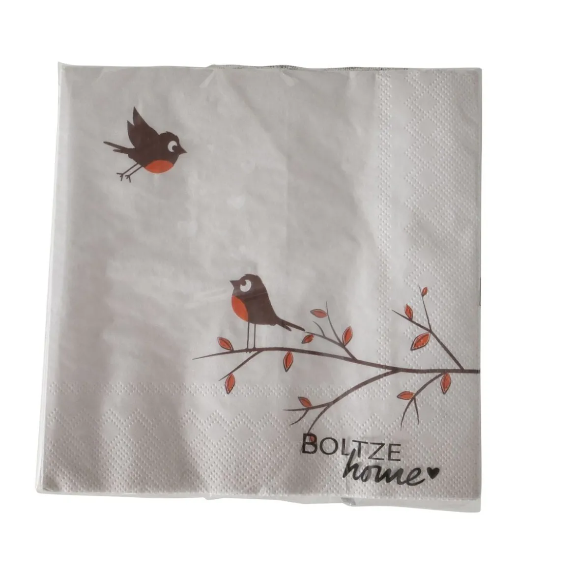 Servietten Vögel 20 Stk 3-lagig 33x33cm FSC Papier