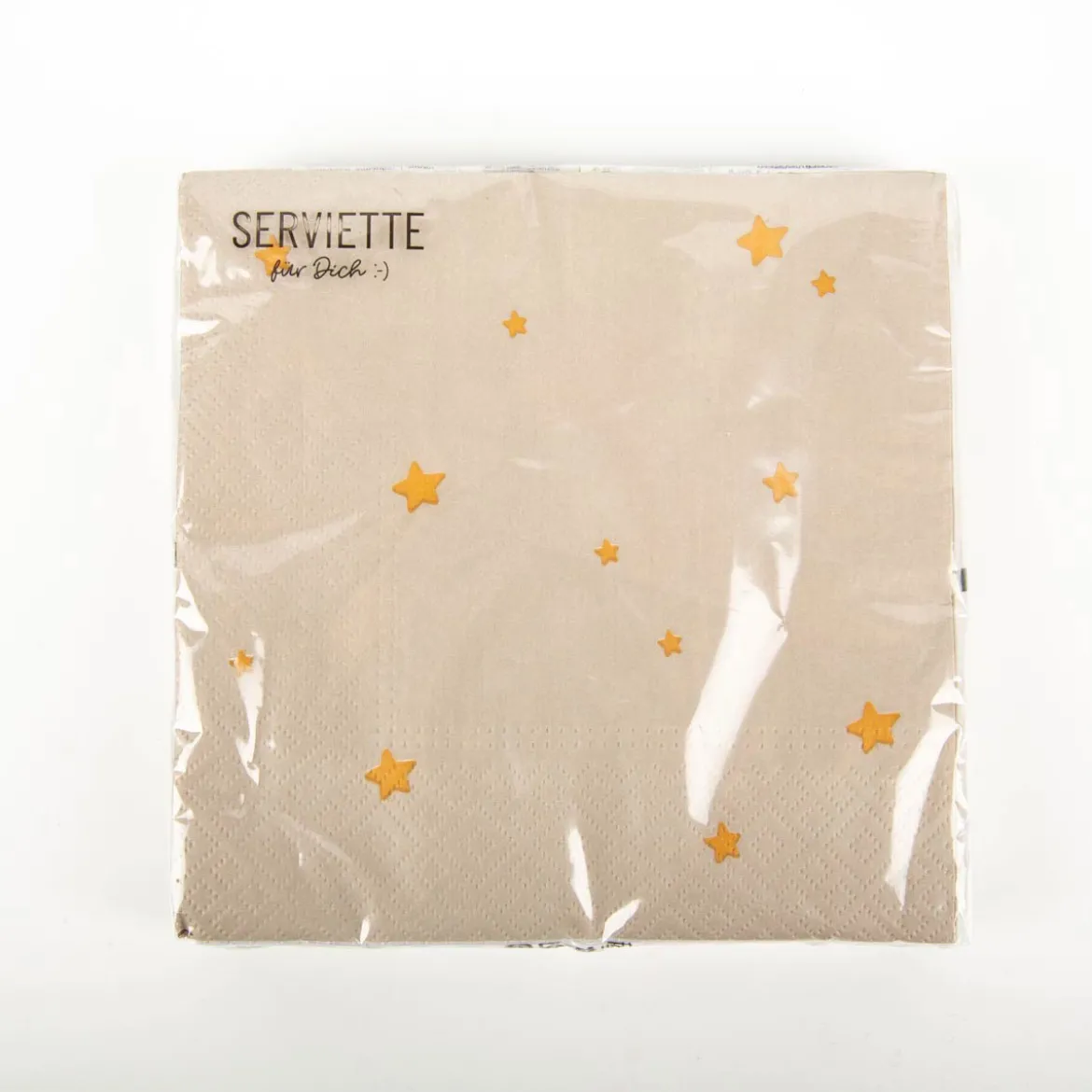 Servietten Weihnachten Faultier "chillige Weihnachten" beige 33x33cm 3lagig 20 Stück von La Vida