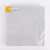Serviette uni silberfarbig 33x33cm 3lagig 20 Stück