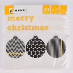 Serviette Weihnachten merry christmas 33x33cm 3lagig 20 Stück