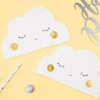 Serviette Wolke weiß gold 32x19cm 3lagig 20 Stück
