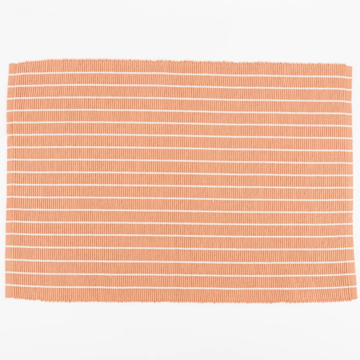 Set aus 4 Platzsets und 4 Servietten gestreift hellbraun weiß 50x35cm und 40x40cm von Linen & More