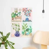 Set für Malen nach Zahlen Motiv Kamelie rosa grün 26x37cm von Rico Design