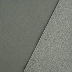 Softshell Stoff Outdoor Fleece-Rückseite uni Altgrün 144cm Breite