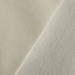 Softshell Stoff Outdoor Fleece-Rückseite uni Ecru 144cm Breite