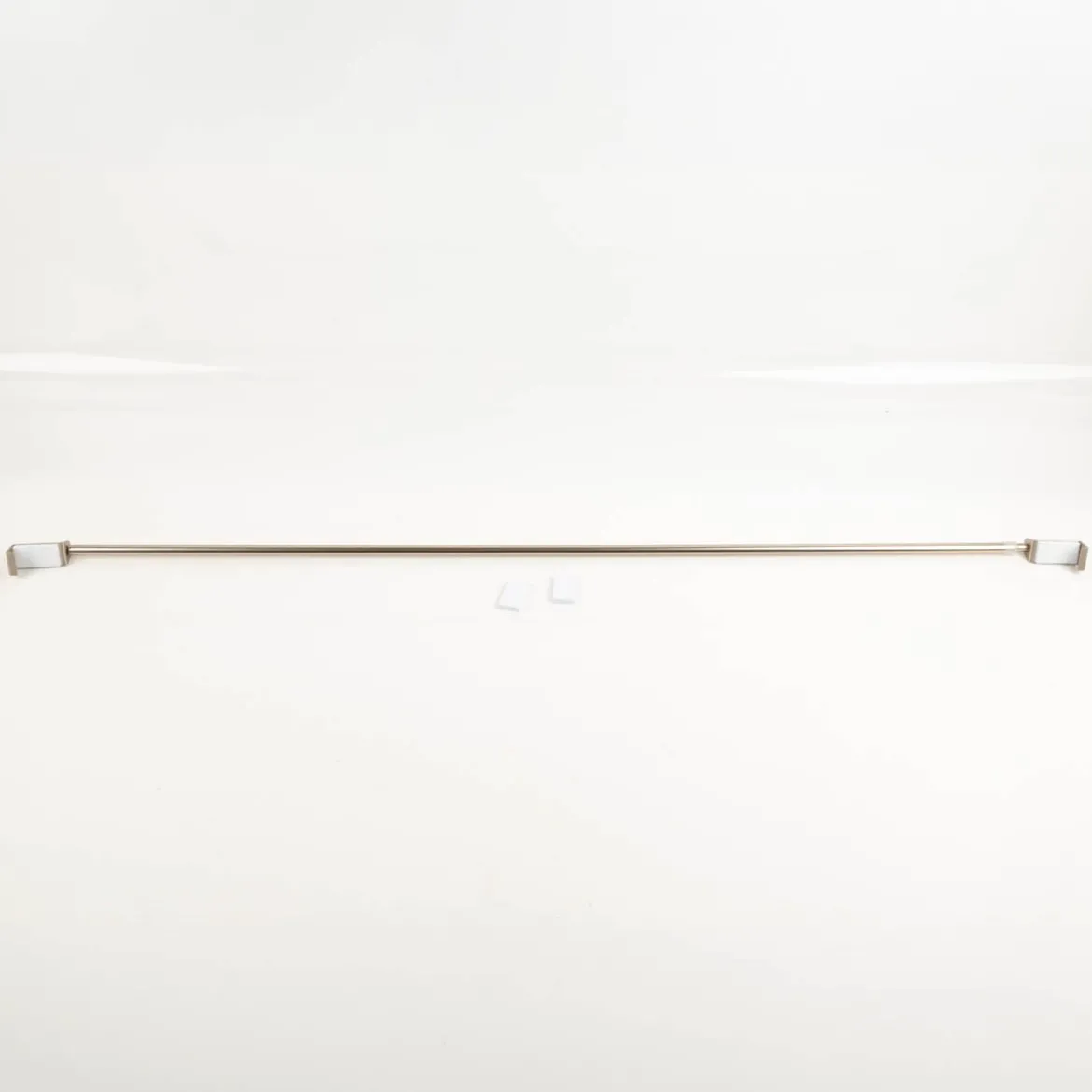 Spannstange Vitragenstange Twist Zylinder ohne Kleben oder Bohren ausziehbar edelstahlfarben 90-130cm