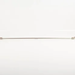 Spannstange Vitragenstange Twist Zylinder ohne Kleben oder Bohren ausziehbar edelstahlfarben 90-130cm