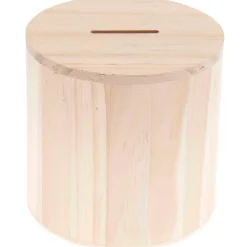 Spardose aus Holz zum selbst gestalten 10x10x10cm von Rico Design