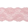 Spitze elastisch Blumen altlila Meterware Breite: 9,5cm