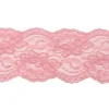 Spitze elastisch Blumen altrosa Meterware Breite: 9,5cm