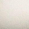 Spitze mit Chenille Blätterdessin Meterware wollweiß 150cm breit