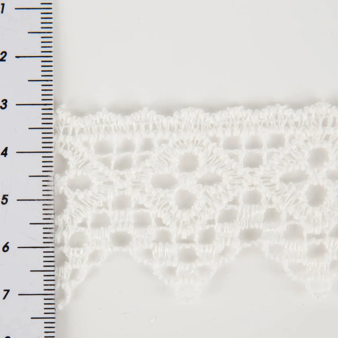 Spitzenborte Häkelborte ecru 4cm breit