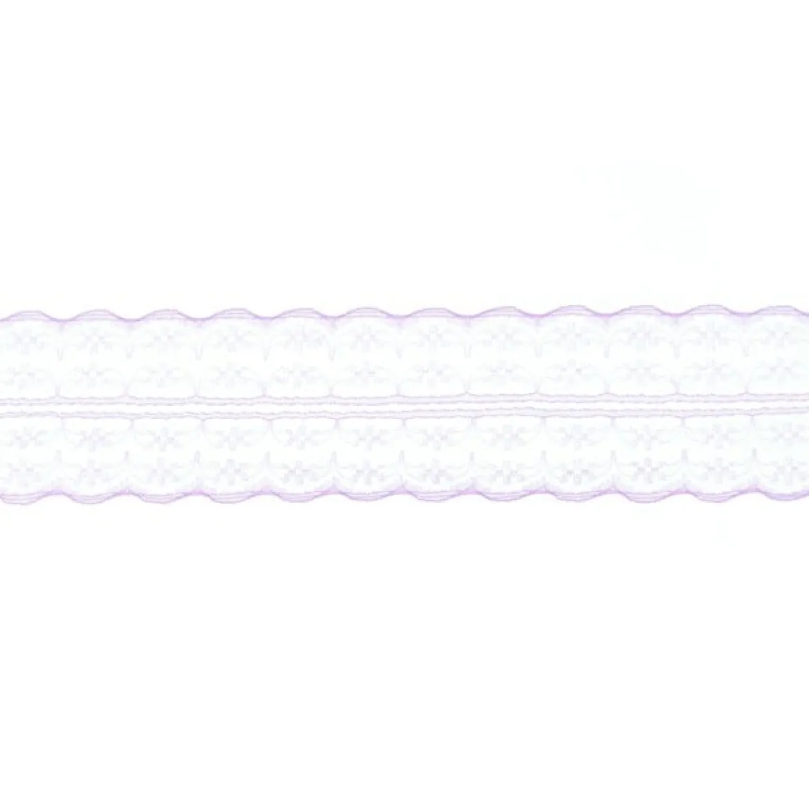 Spitze Spitzenborte Spitzenband Tüllspitze Meterware lila Breite: 4,8cm