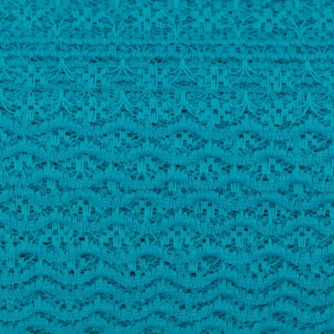 Spitze Spitzenborte Spitzenband Tüllspitze Meterware aquablau Breite: 4,8cm