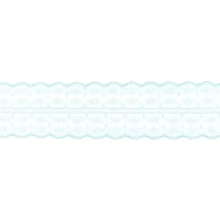 Spitze Spitzenborte Spitzenband Tüllspitze Meterware babyblau Breite: 4,8cm