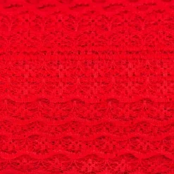 Spitze Spitzenborte Spitzenband Tüllspitze Meterware rot Breite: 4,8cm
