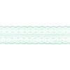 Spitze Spitzenborte Spitzenband Tüllspitze Meterware dunkelmint Breite: 4,8cm
