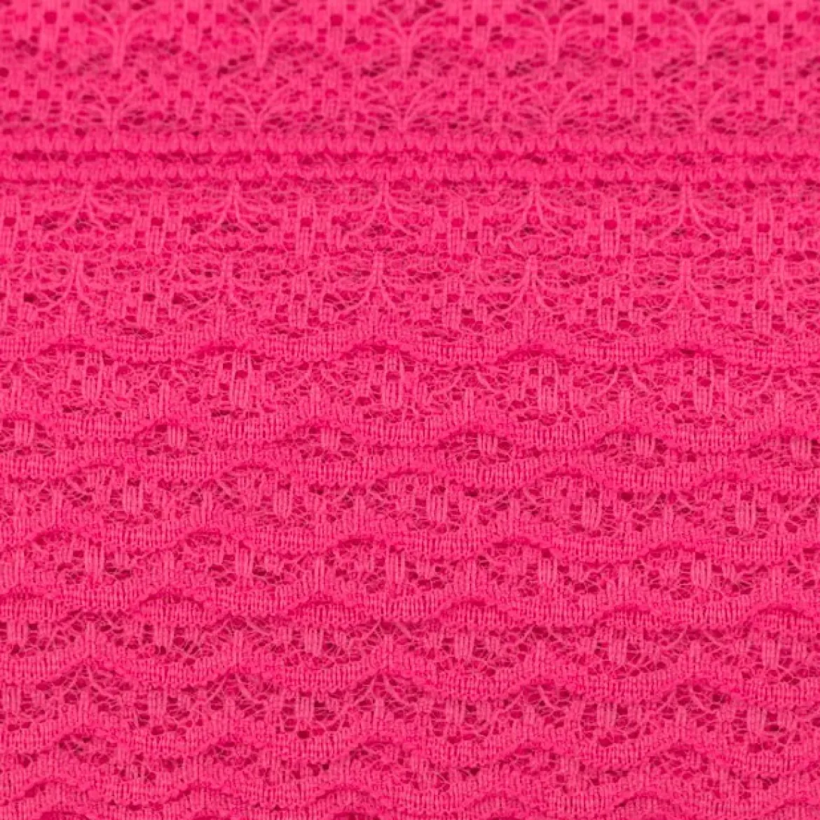 Spitze Spitzenborte Spitzenband Tüllspitze Meterware fuchsia Breite: 4,8cm