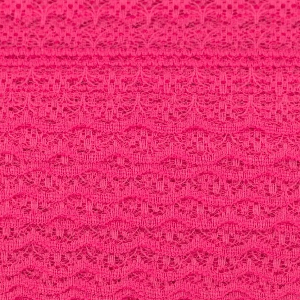 Spitze Spitzenborte Spitzenband Tüllspitze Meterware pink Breite: 4,8cm