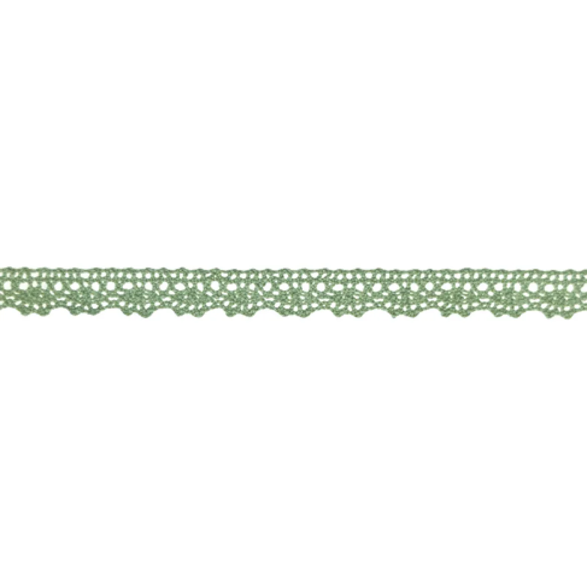 Spitze Zierband altgrün Breite: 1,5cm