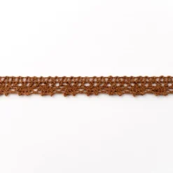 Spitze Zierband braun Breite: 1,5cm
