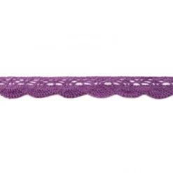 Spitze Zierband lila Breite: 2cm