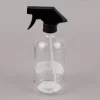 Sprühflasche Glas Kunststoff transparent schwarz 450ml
