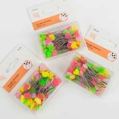 Stecknadel Bärchen bunt im 100er Pack