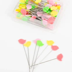 Stecknadel Vögelchen bunt im 100er Pack