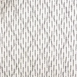Steppstoff Baumwollstoff Voile Blumen Abstrakt schwarz weiß 1,35m Breite