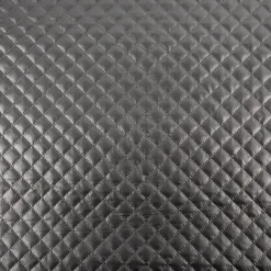 Steppstoff Metallic Silber Rautensteppung 140cm Breite