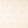 Steppstoff Musselin Stoff Kirschen Stickerei natur 1,30m Breite