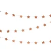 Sternengirlande Girlande mit Sternchen rose gold 3,6m