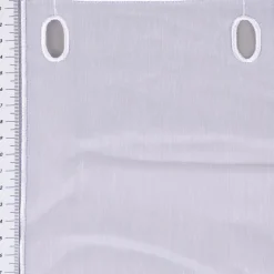 Stickerei-Panneaux Bistrogardine Batistoptik nähfrei mit Stickerei Kreise weiß türkis grün 45cm Höhe