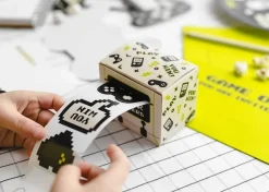 Sticker Set Gamer 36 Stück 18 Designs schwarz creme grün weiß versch. Größen