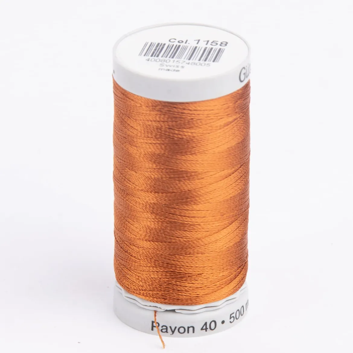 Stickgarn Farbnr. 1158 Gütermann 500 Meter/Spule Viscose Sulky Rayon 40