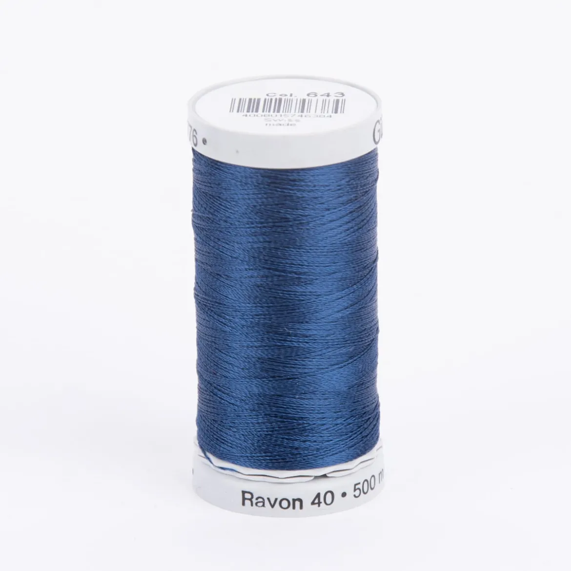 Stickgarn Farbnr. 643 Gütermann 500 Meter/Spule Viscose Sulky Rayon 40