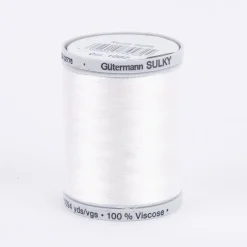 Stickgarn Farbnr. 1002 Gütermann 1000 Meter/Spule Viscose Sulky Rayon 40