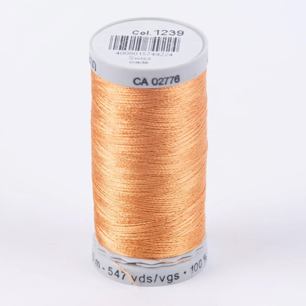 Stickgarn Farbnr. 1239 Gütermann 500 Meter/Spule Viscose Sulky Rayon 40