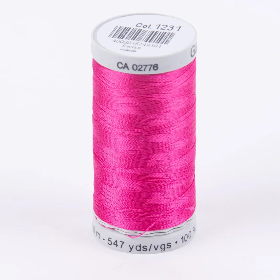 Stickgarn Farbnr. 1231 Gütermann 500 Meter/Spule Viscose Sulky Rayon 40