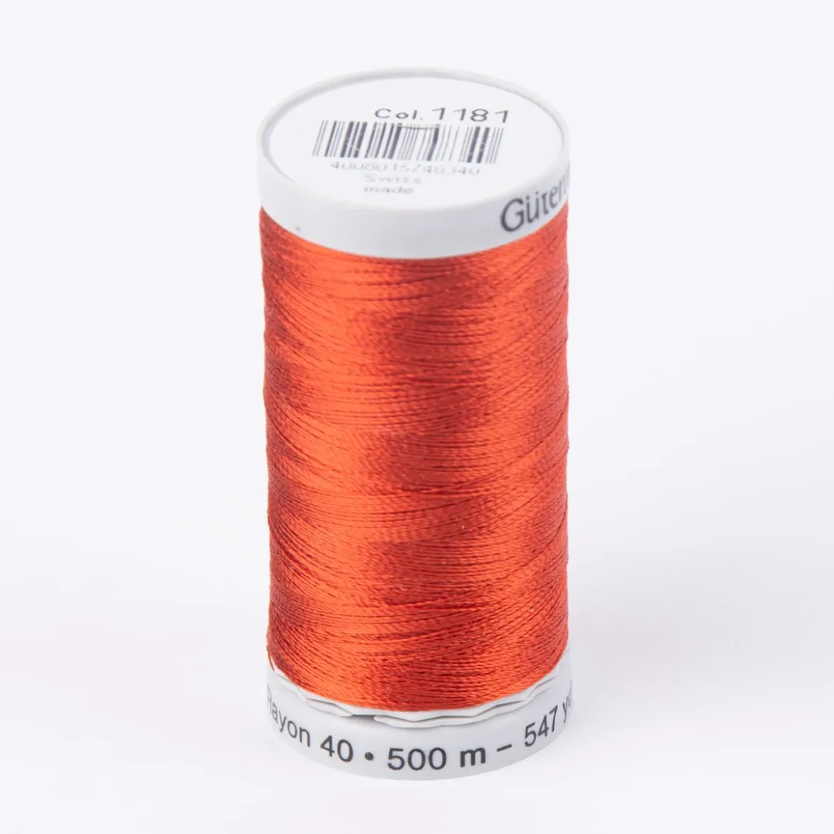 Stickgarn Farbnr. 1181 Gütermann 500 Meter/Spule Viscose Sulky Rayon 40
