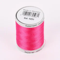 Stickgarn Farbnr. 1231 Gütermann 1000 Meter/Spule Viscose Sulky Rayon 40