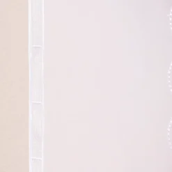 Stickpaneel Flächenvorhang Meterware mit Stickerei Flechtmuster weiß 60cm breit