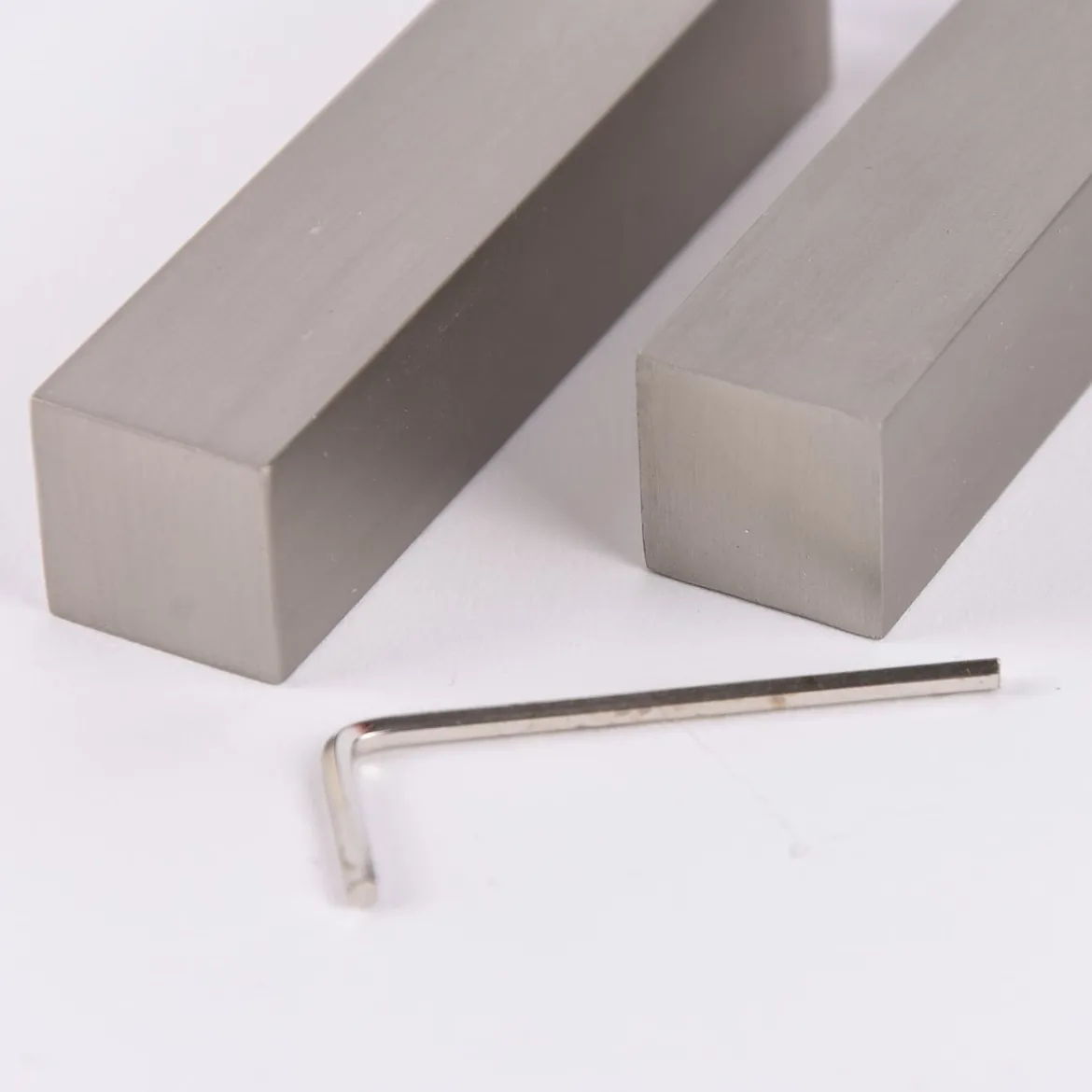 2 Stk Endstück end für eckige Profilstange 18x18mm Edelstahloptik