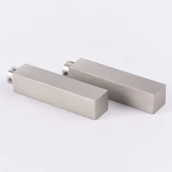2 Stk Endstück end für eckige Profilstange 18x18mm Edelstahloptik