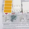 4 Stk Klebeträger für Plissees Cosiflor und Decomatic weiß