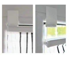 4 Stk Klebeträger für Plissees Cosiflor und Decomatic weiß