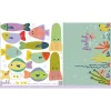 Stoffpanel Fishh Angelspiel Kinder Spielset Nähpanel bunt zum Selbernähen