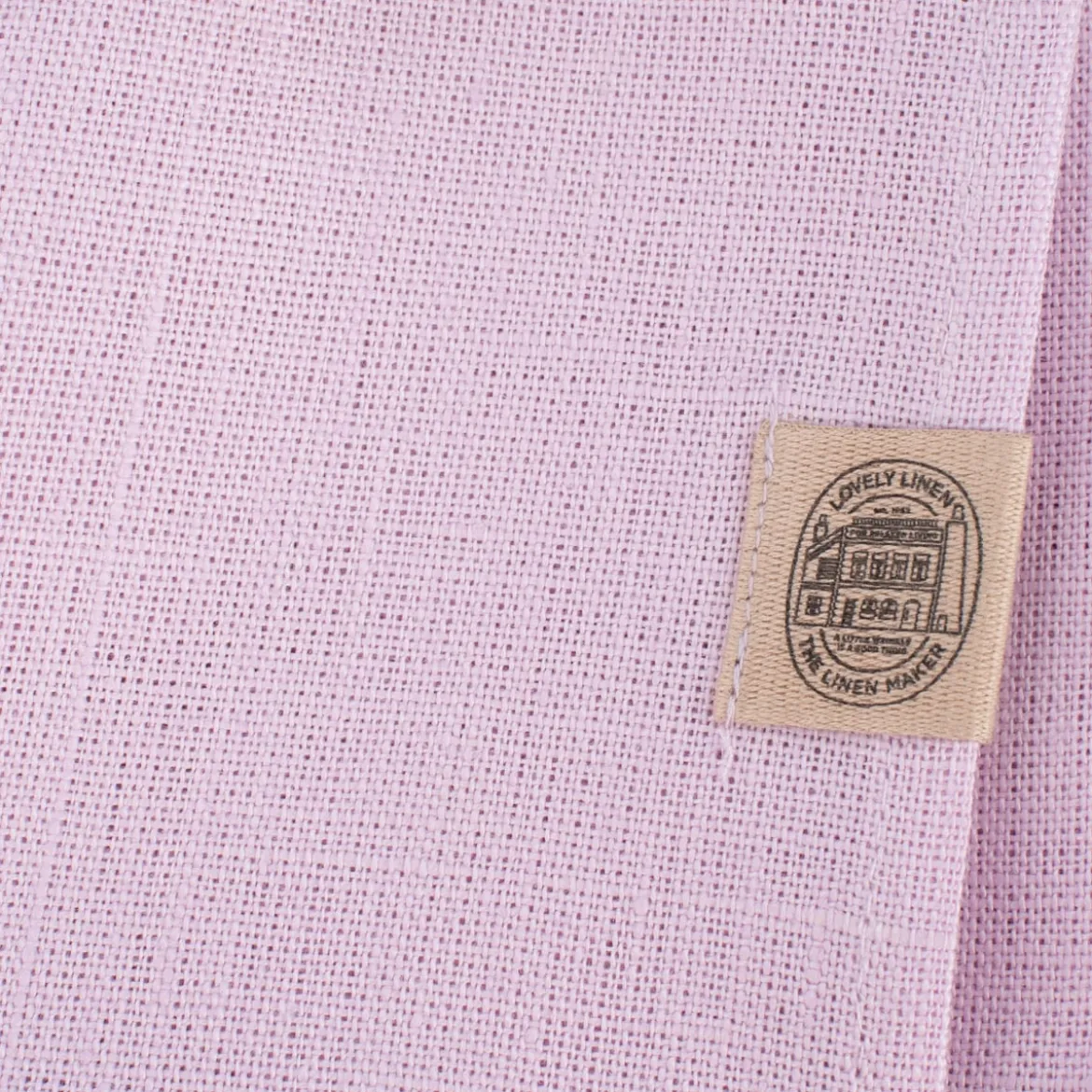 Stoffservietten Erik aus 100% Leinen 4 Stück 44x44cm rosa