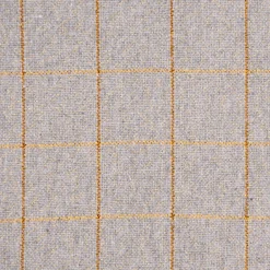 Stoffservietten Tyra Karo aus 100% Baumwolle 4 Stück 40x40cm grau goldfarbig